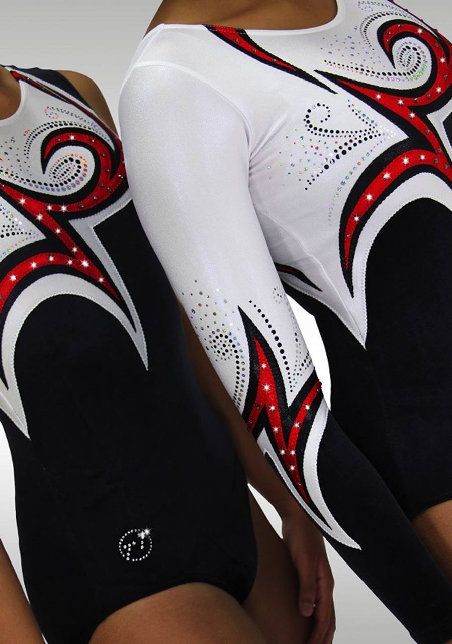 Leotard V752 black/ red